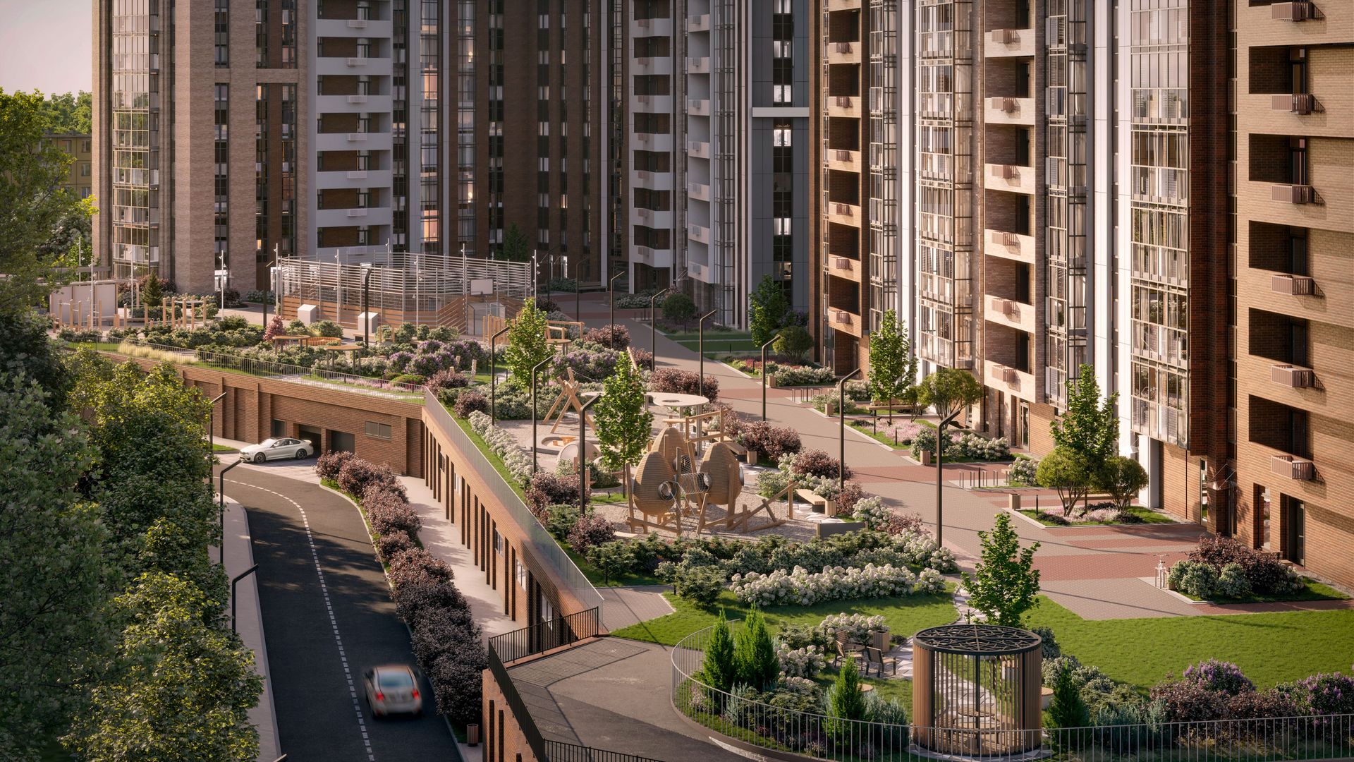 жк главные роли внешний двор